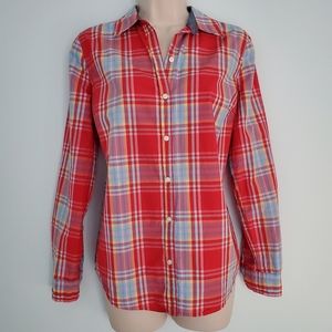 Charter Club Relaxed fit plaid shirt - Sz 4